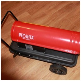 Тепловая пушка Ресанта ТДП-20000 67/1/9 Тепловая дизельная пушка { дизельная, 220В, 20кВт, 621 м3/час, расход 1,95 кг/час, 900x470x540, 22 кг }